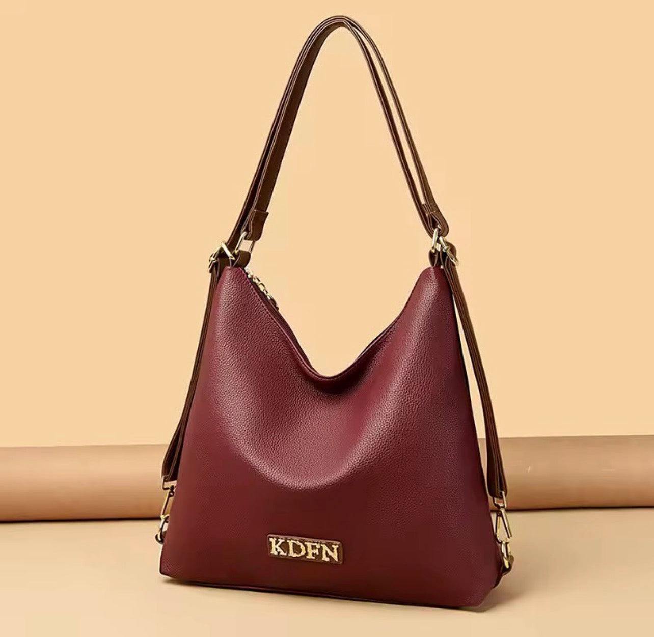 حقيبة كتف جلدية متعددة الوظائف مع أحزمة قابلة للتحويل ZYB168