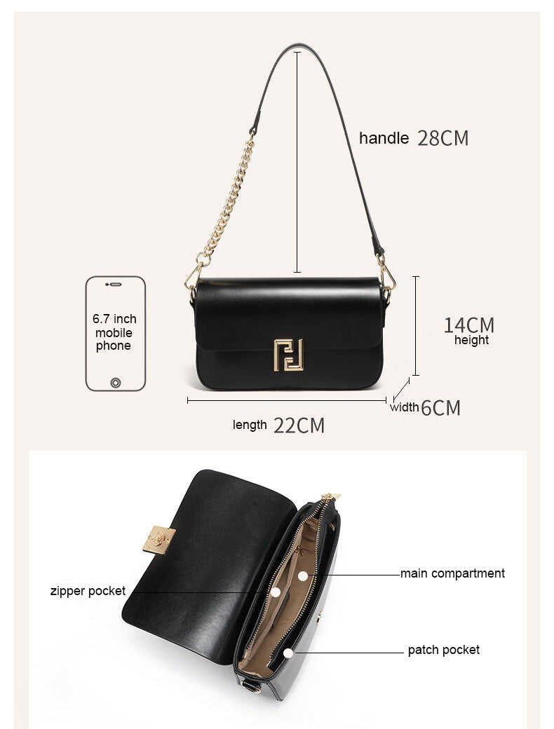 ZYB202 Chic & Structured Handbag - Modern Elegance