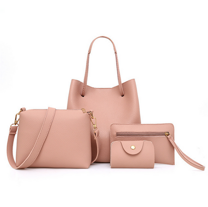 ZYB026 Effortless Elegance: 4-Piece Handbag Set