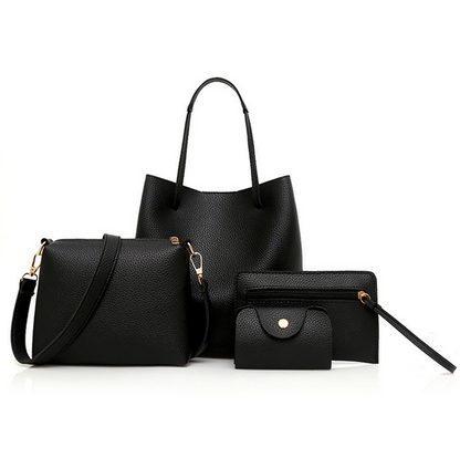 ZYB026 Effortless Elegance: 4-Piece Handbag Set