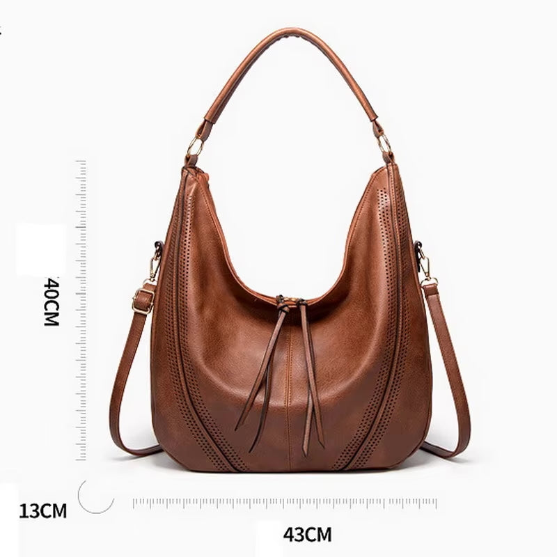 ZYB056 Effortless Chic: Slouchy Hobo Bag