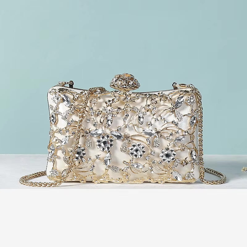 ZYB057 Dazzling Floral Clutch