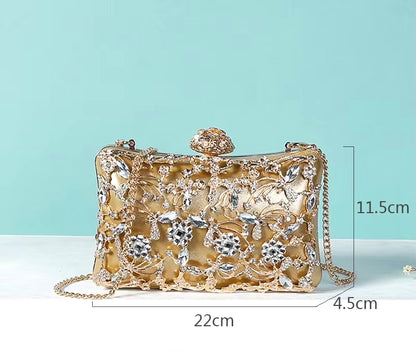 ZYB057 Dazzling Floral Clutch