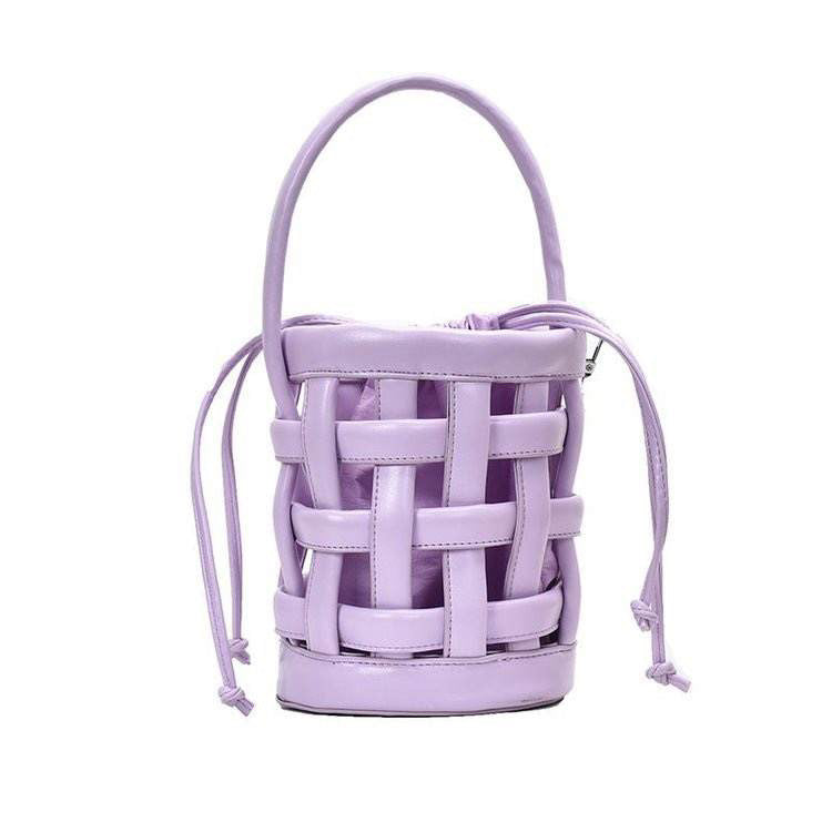 ZYB044 Trendy and Unique: Woven Bucket Bag