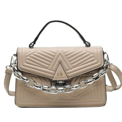 ZYB069 Modern and Chic: Quilted Chain Strap Bag