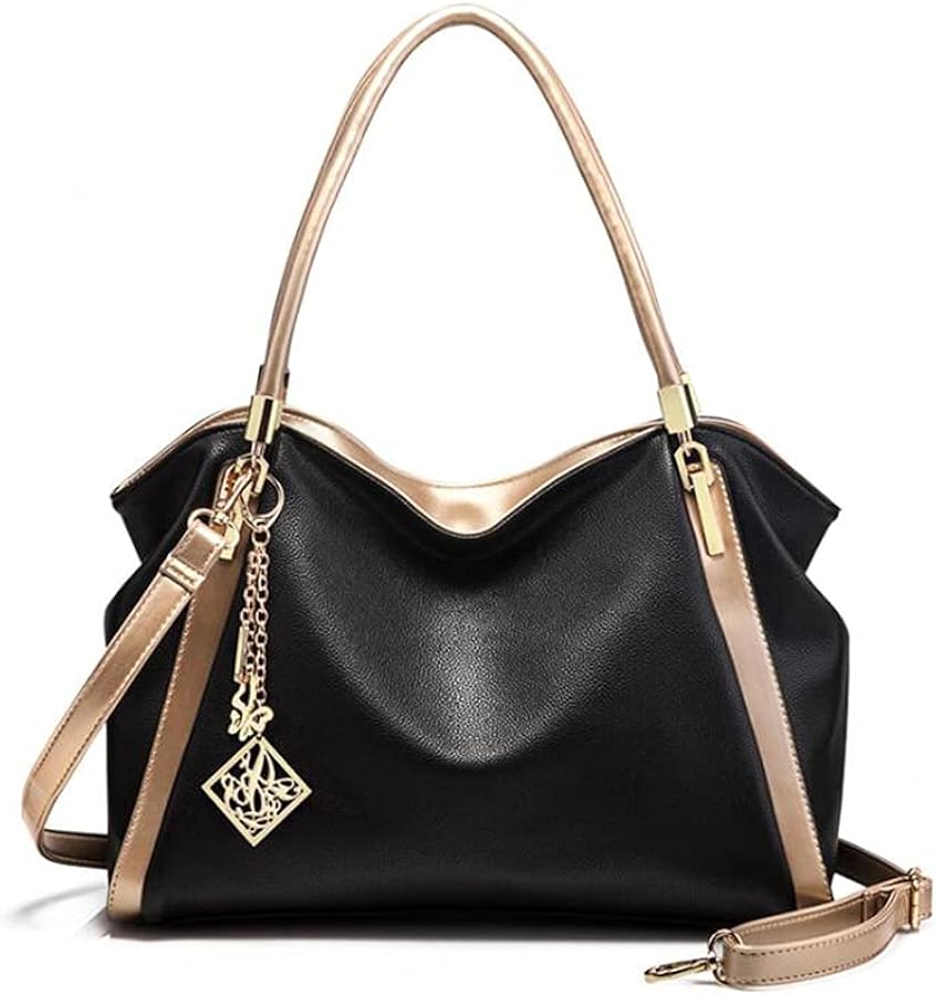 ZYB082 Chic and Sophisticated: Two-Tone Tote Bag