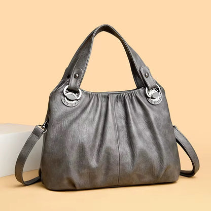 ZYB210 Quilted Vintage-Inspired Kiss-Lock Handbag