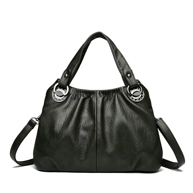 ZYB210 Quilted Vintage-Inspired Kiss-Lock Handbag