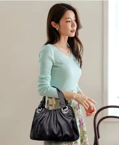 ZYB210 Quilted Vintage-Inspired Kiss-Lock Handbag