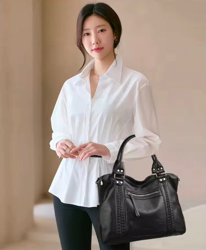 ZYB212 Minimalist Chain-Link Rectangular Shoulder Bag