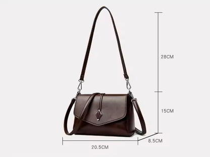 ZYB215 Elegant Teardrop Hardware Flap Bag