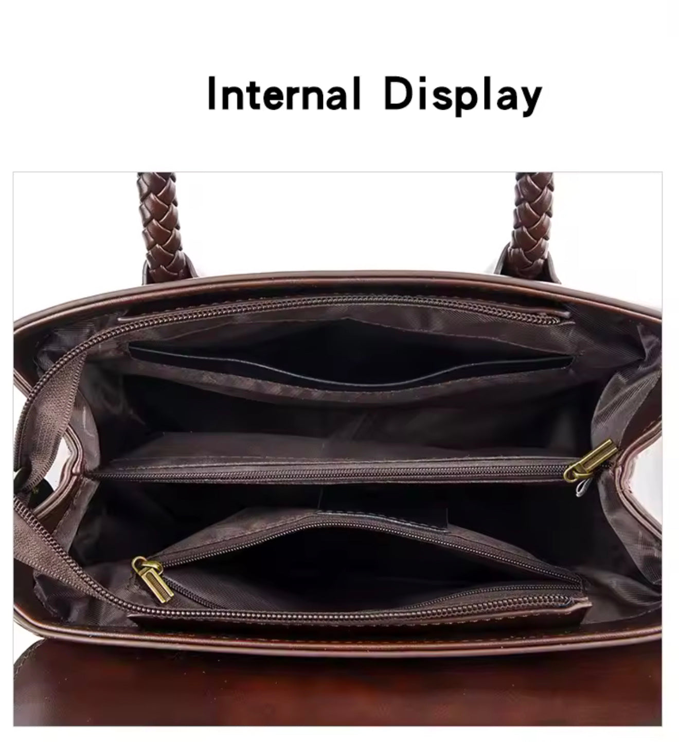 ZYB216 Braided Top-Handle Executive Satchel