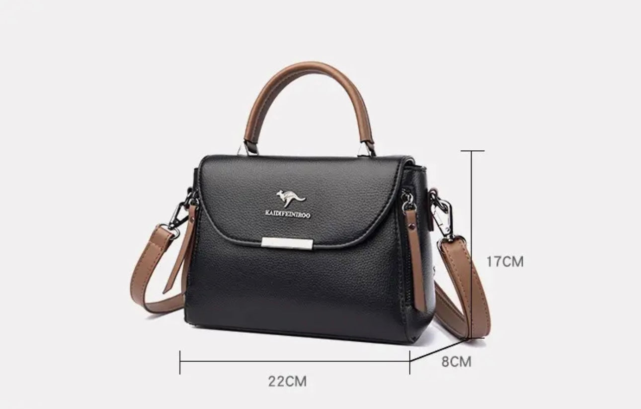 ZYB116 KAIDIFEINIROO - Stylish and Structured Leather Shoulder Bag