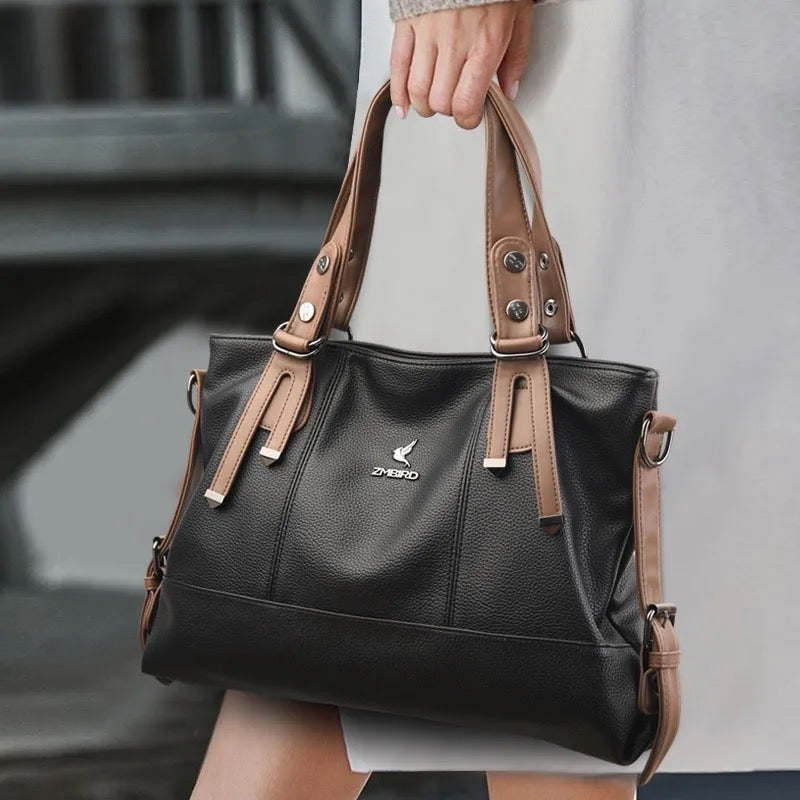 ZYB130 ZM BIRD - Spacious and Stylish Leather Tote Bag