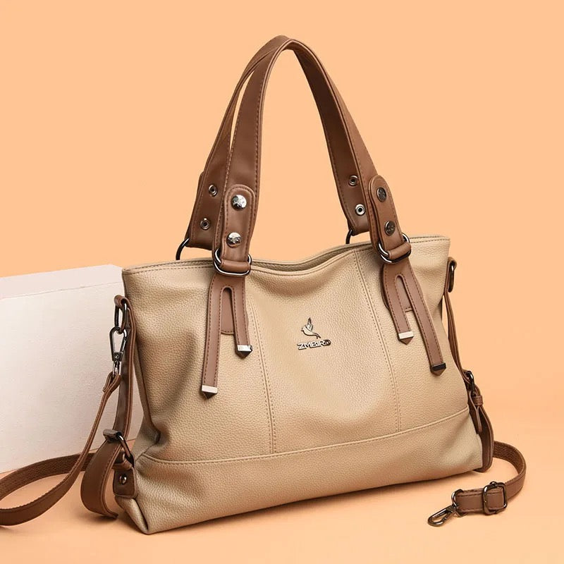 ZYB130 ZM BIRD - Spacious and Stylish Leather Tote Bag