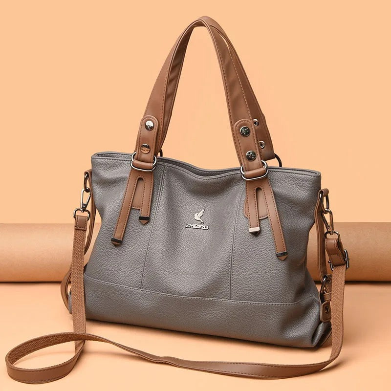 ZYB130 ZM BIRD - Spacious and Stylish Leather Tote Bag