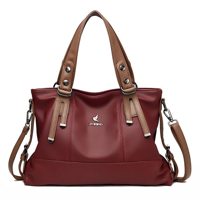 ZYB130 ZM BIRD - Spacious and Stylish Leather Tote Bag