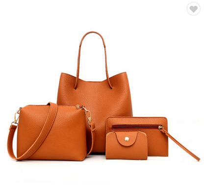 ZYB026 Effortless Elegance: 4-Piece Handbag Set