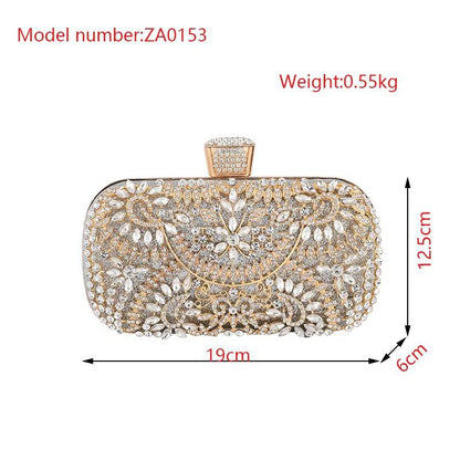 ZYB045 Glamorous and Sparkling: Crystal Clutch