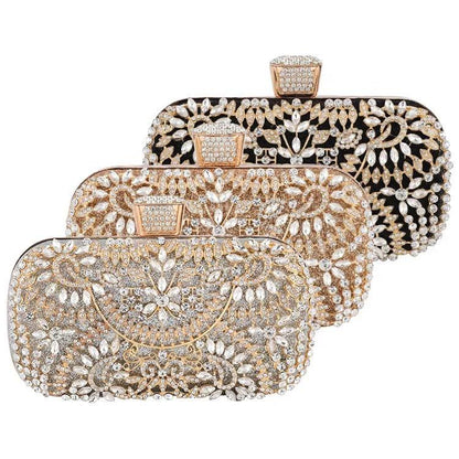 ZYB045 Glamorous and Sparkling: Crystal Clutch