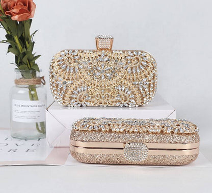 ZYB045 Glamorous and Sparkling: Crystal Clutch