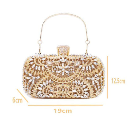 ZYB045 Glamorous and Sparkling: Crystal Clutch